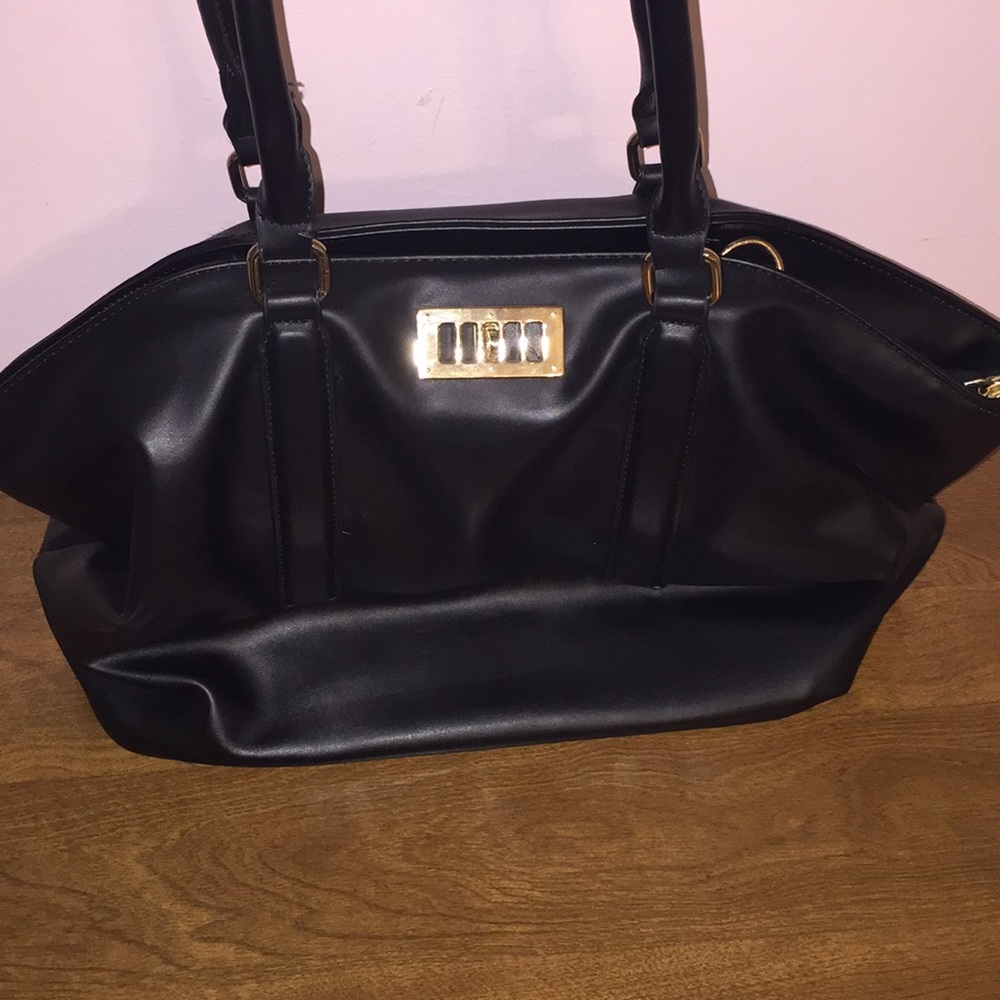 Medium to large black purse